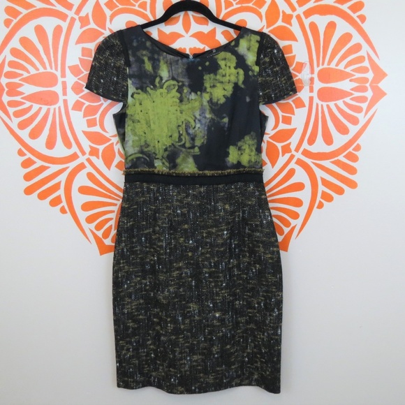 Elie Tahari Dresses & Skirts - Elie Tahari Tie Dye & Tweed Short Sleeve Dress 6